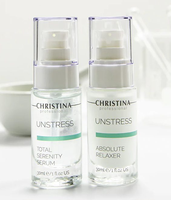 Christina Cosmeceuticals fenntartható, tudományos kozmetikai márka unstress