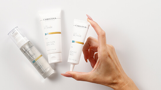Fiy Line repair, Christina termékcsalád kozmetikum, retinol, bőrmegújítás